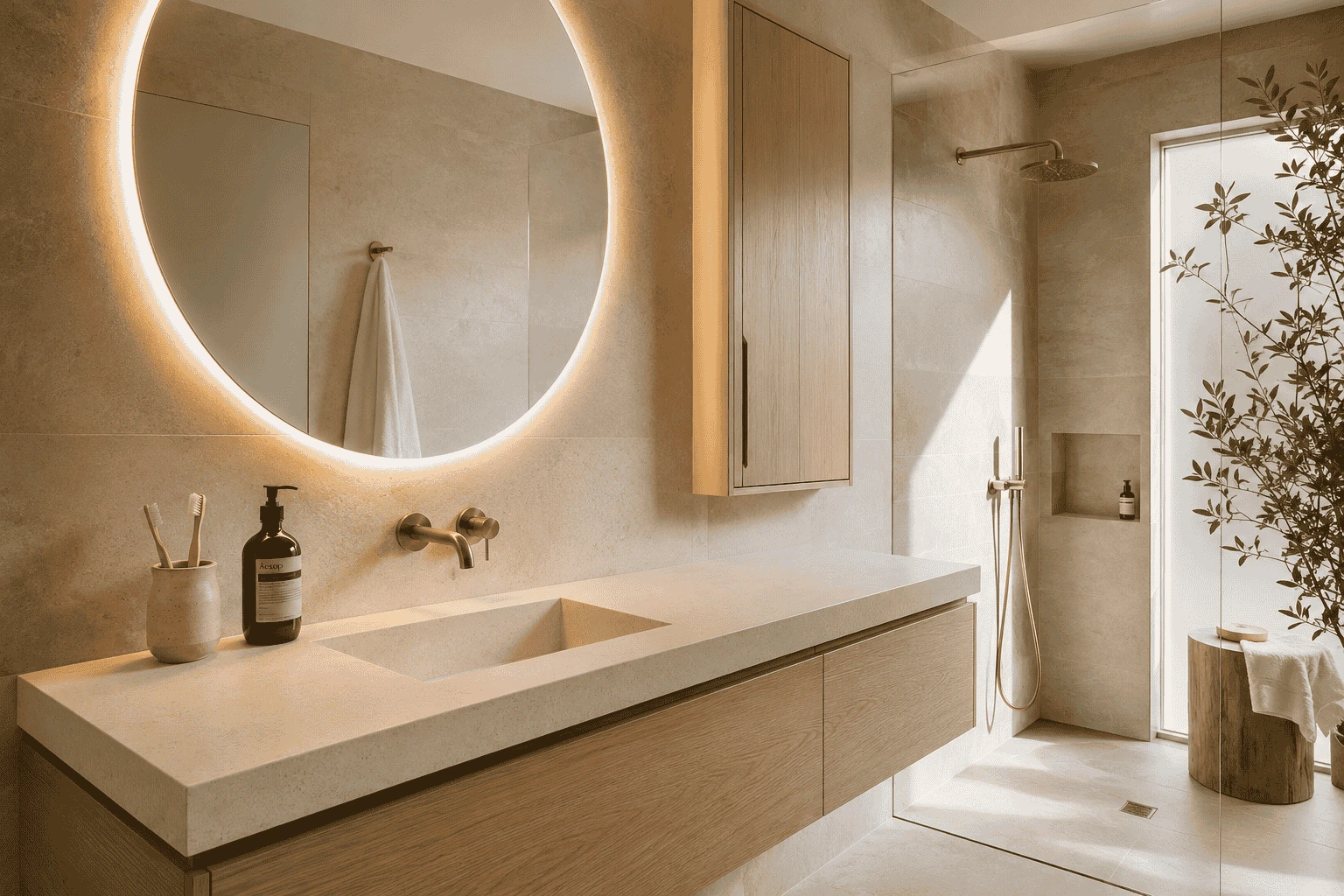 Warm-Organic-Minimalist-bathroom